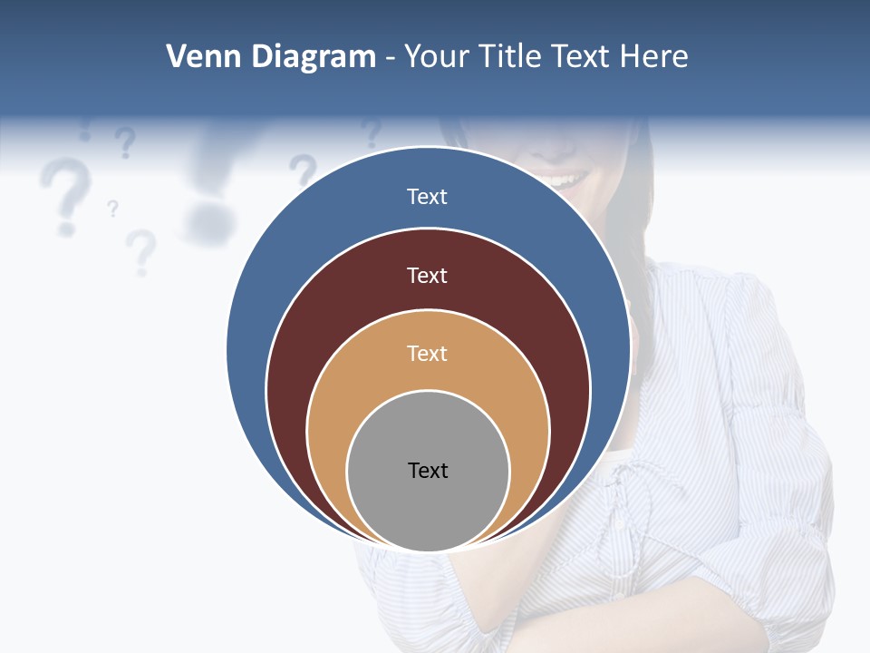 Brunette Solution Background PowerPoint Template