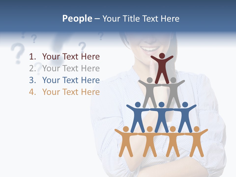 Brunette Solution Background PowerPoint Template