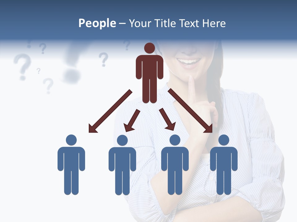 Brunette Solution Background PowerPoint Template