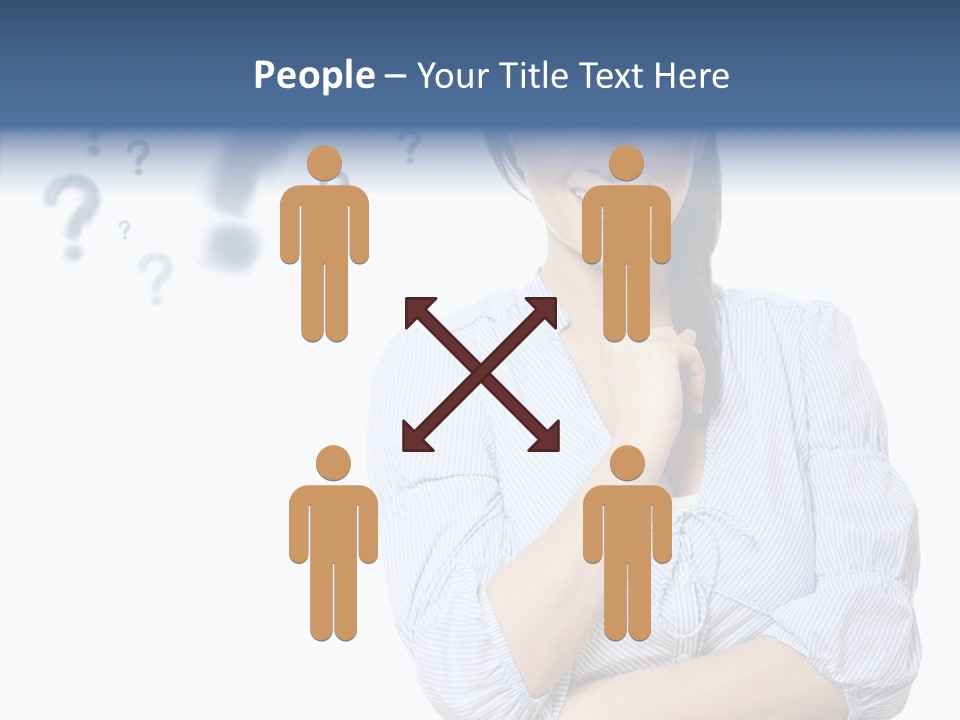 Brunette Solution Background PowerPoint Template