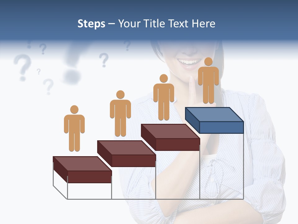 Brunette Solution Background PowerPoint Template