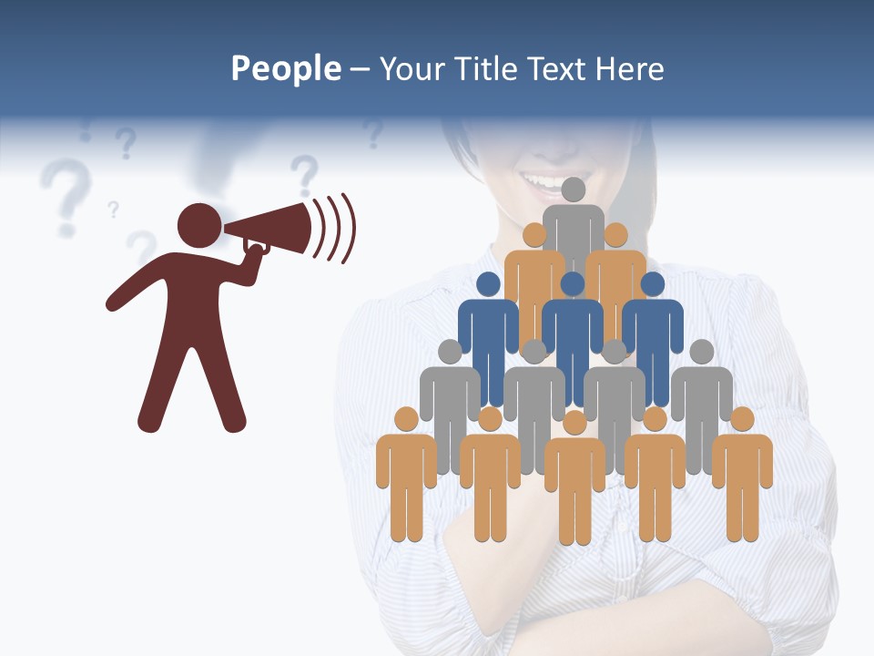 Brunette Solution Background PowerPoint Template