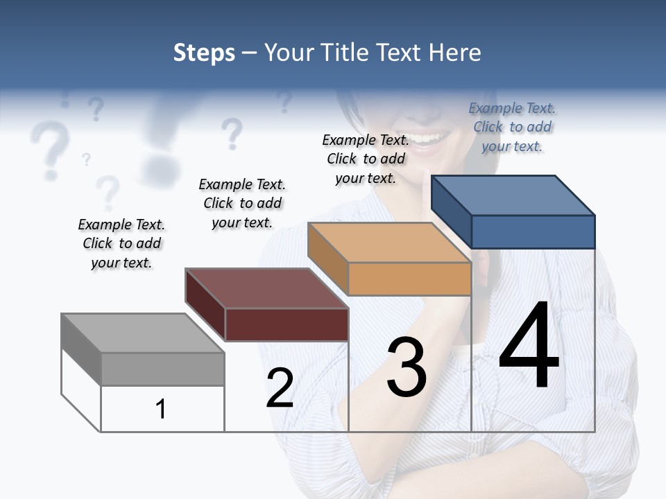 Brunette Solution Background PowerPoint Template