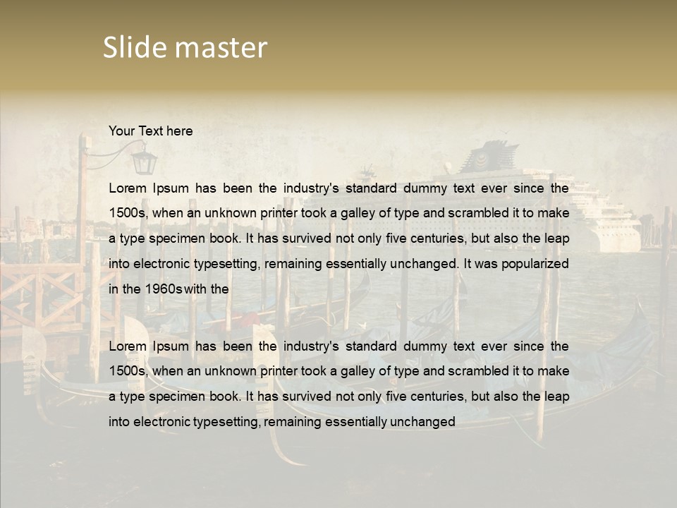 Decay Tourism Beautiful PowerPoint Template