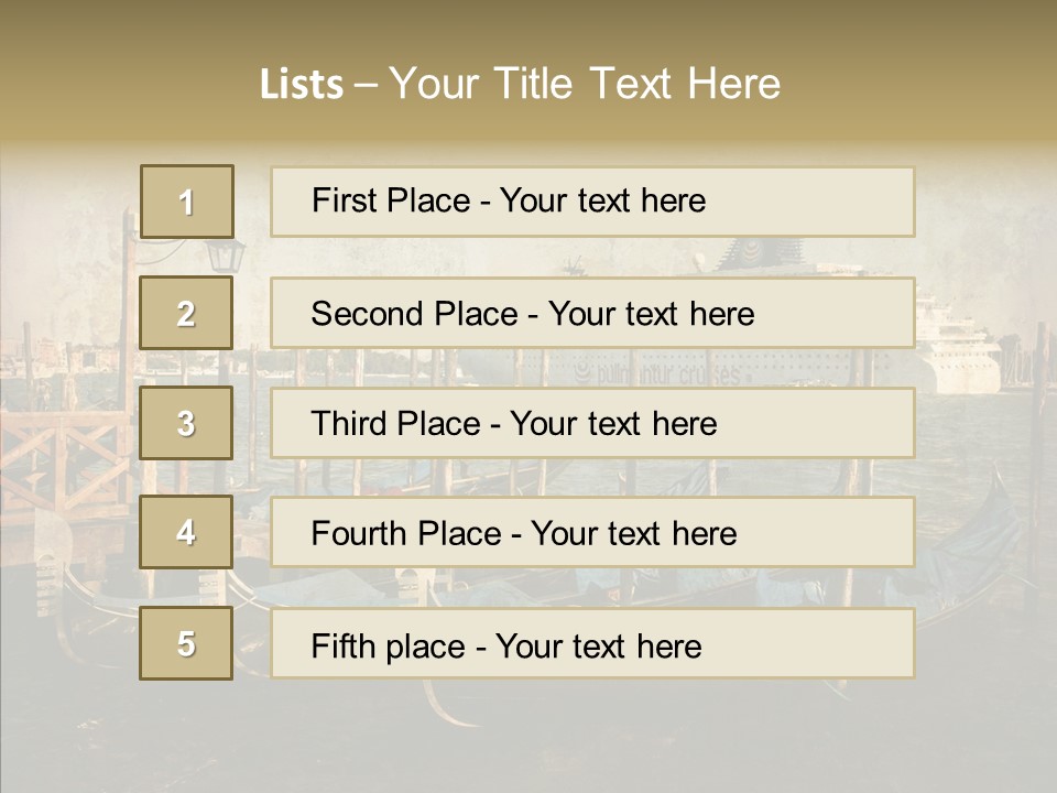 Decay Tourism Beautiful PowerPoint Template
