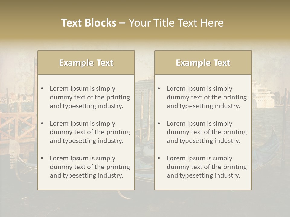 Decay Tourism Beautiful PowerPoint Template