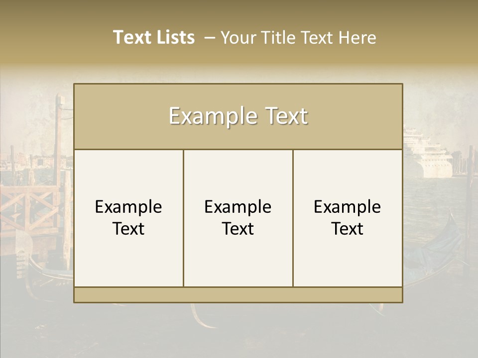 Decay Tourism Beautiful PowerPoint Template