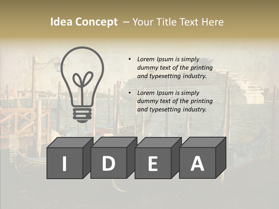 Decay Tourism Beautiful PowerPoint Template