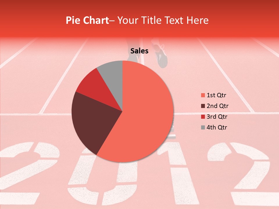 Red Simplicity Block PowerPoint Template