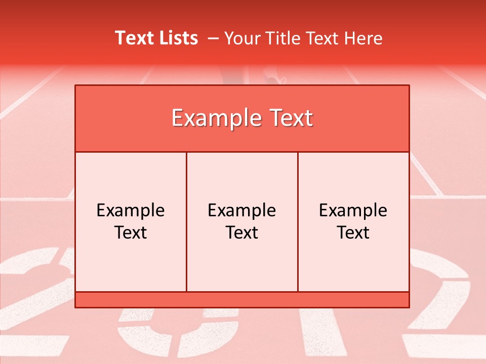 Red Simplicity Block PowerPoint Template