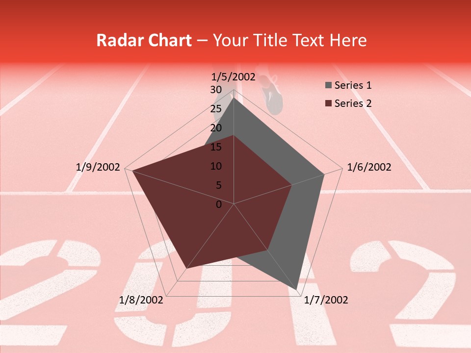 Red Simplicity Block PowerPoint Template