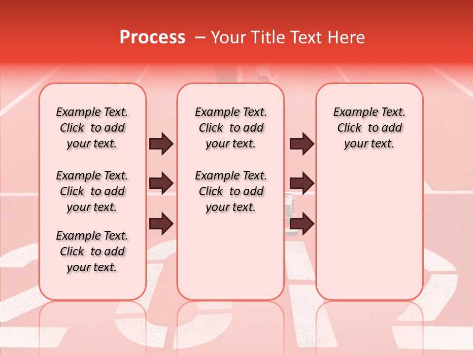 Red Simplicity Block PowerPoint Template
