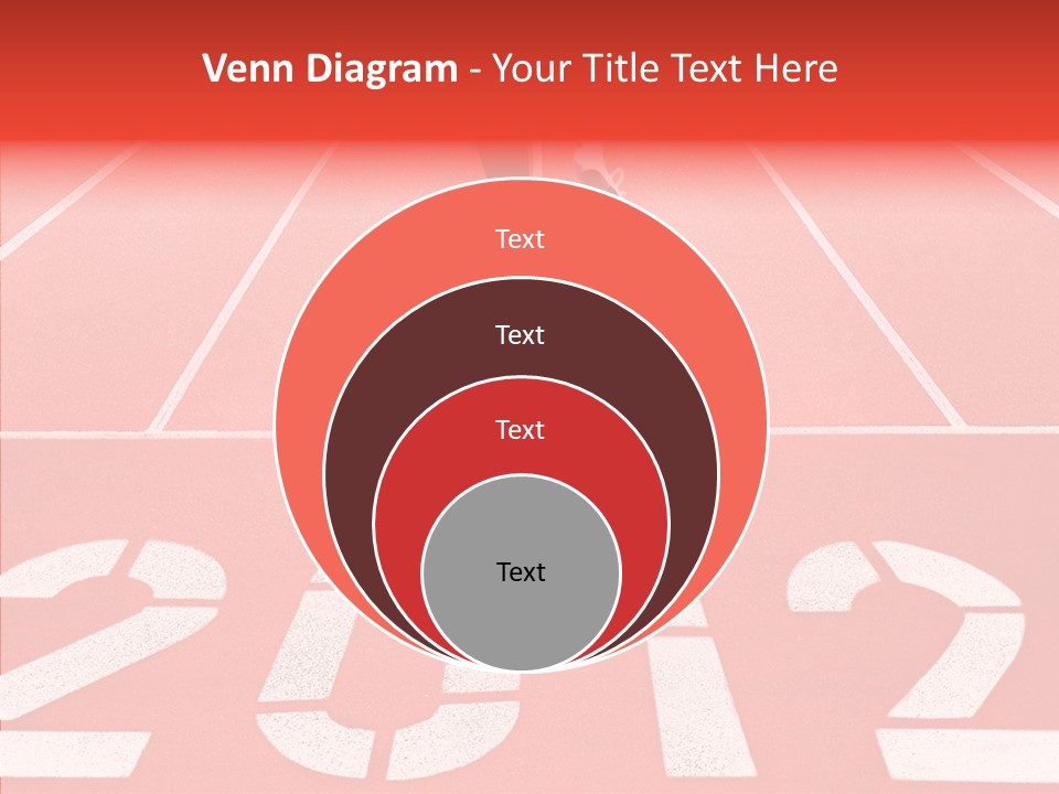 Red Simplicity Block PowerPoint Template