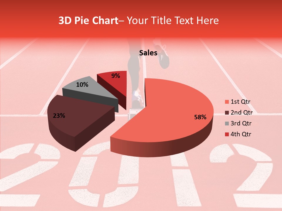 Red Simplicity Block PowerPoint Template
