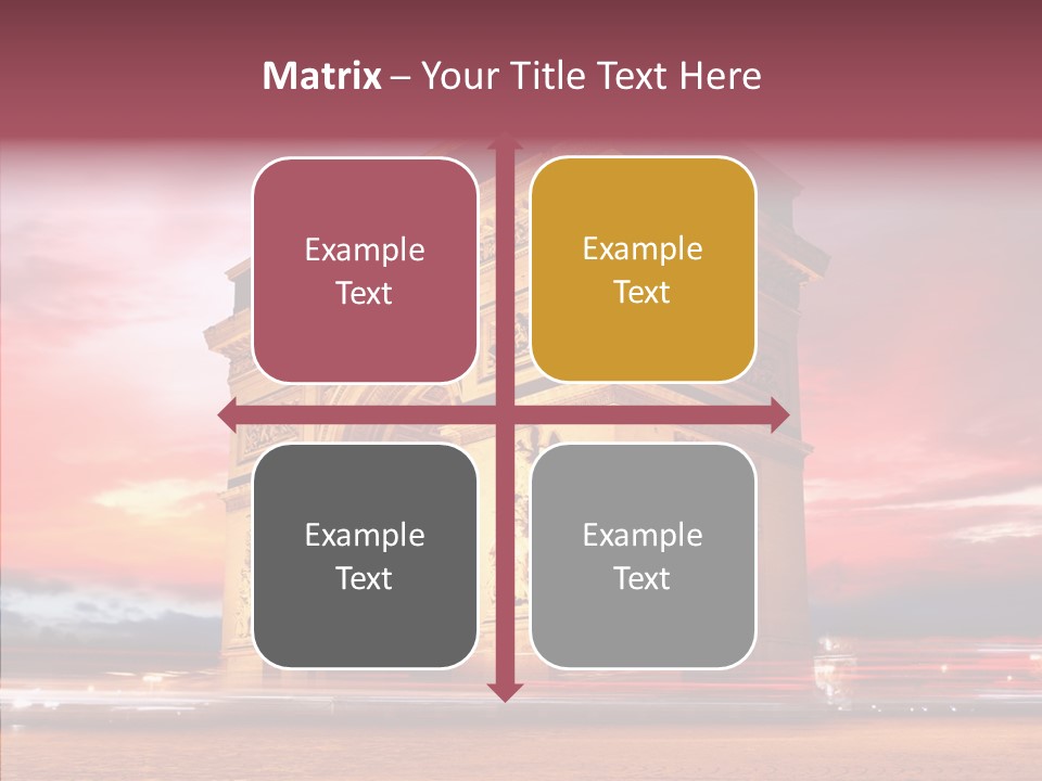 Attraction Evening European PowerPoint Template