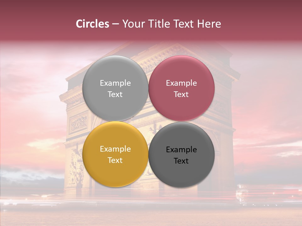 Attraction Evening European PowerPoint Template