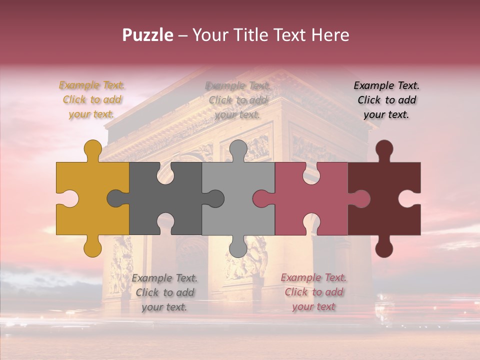 Attraction Evening European PowerPoint Template