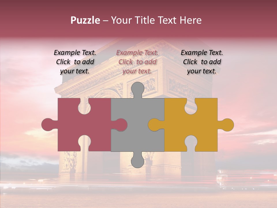 Attraction Evening European PowerPoint Template