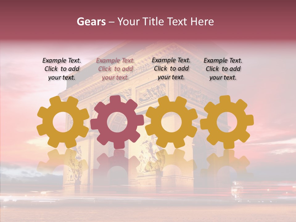 Attraction Evening European PowerPoint Template