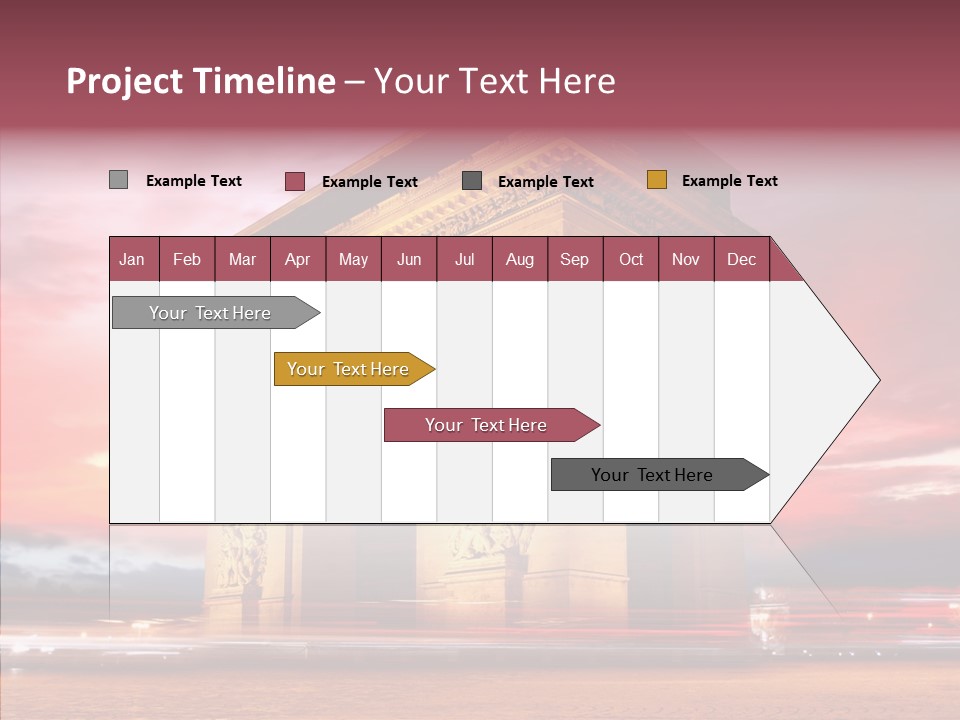 Attraction Evening European PowerPoint Template