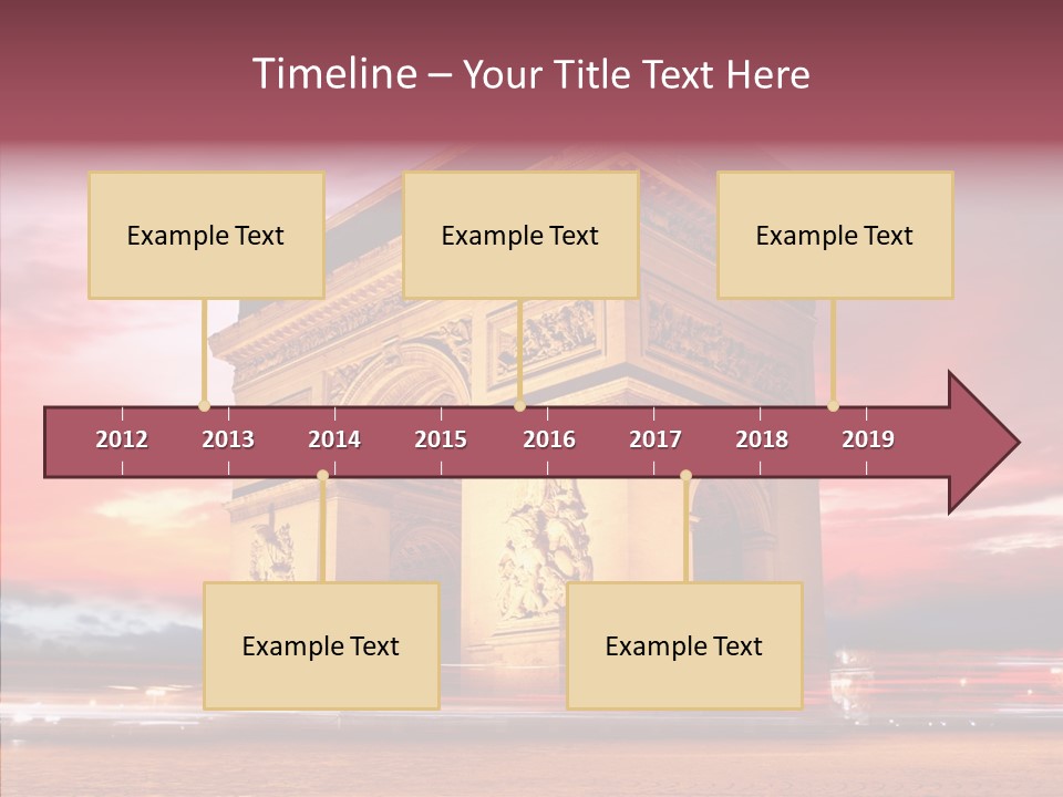 Attraction Evening European PowerPoint Template