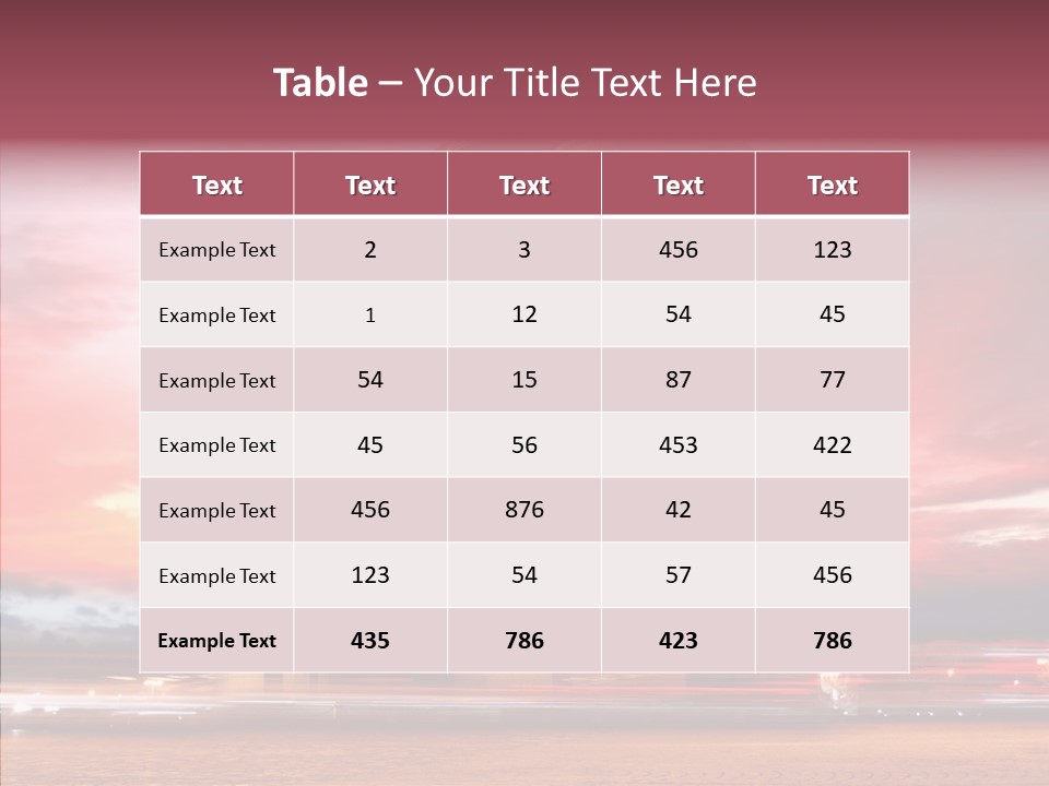 Attraction Evening European PowerPoint Template