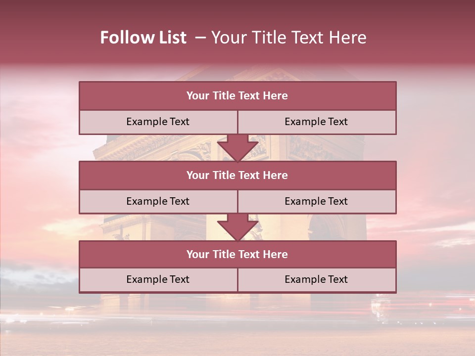 Attraction Evening European PowerPoint Template