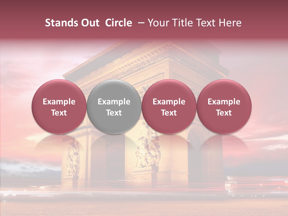 Attraction Evening European PowerPoint Template