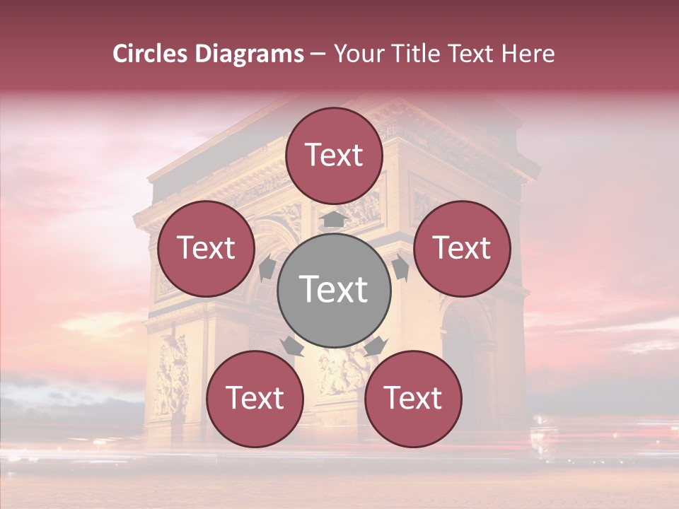 Attraction Evening European PowerPoint Template