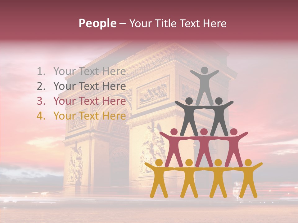 Attraction Evening European PowerPoint Template