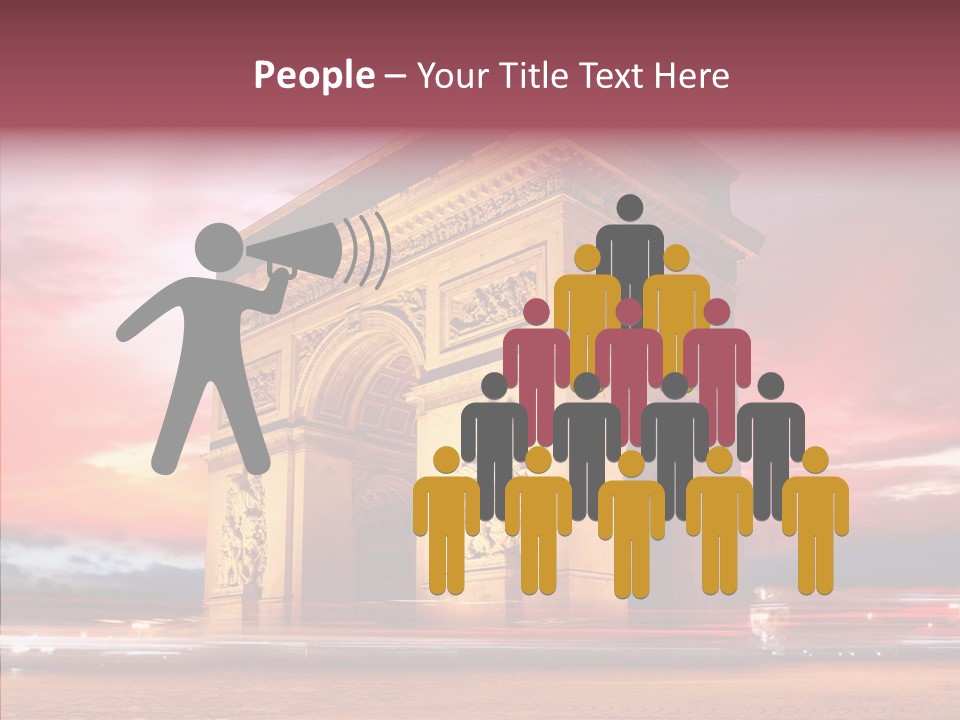 Attraction Evening European PowerPoint Template