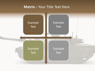 Armored Battle Gun PowerPoint Template
