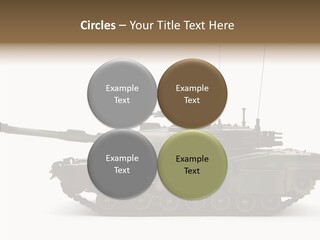 Armored Battle Gun PowerPoint Template