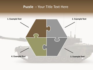 Armored Battle Gun PowerPoint Template