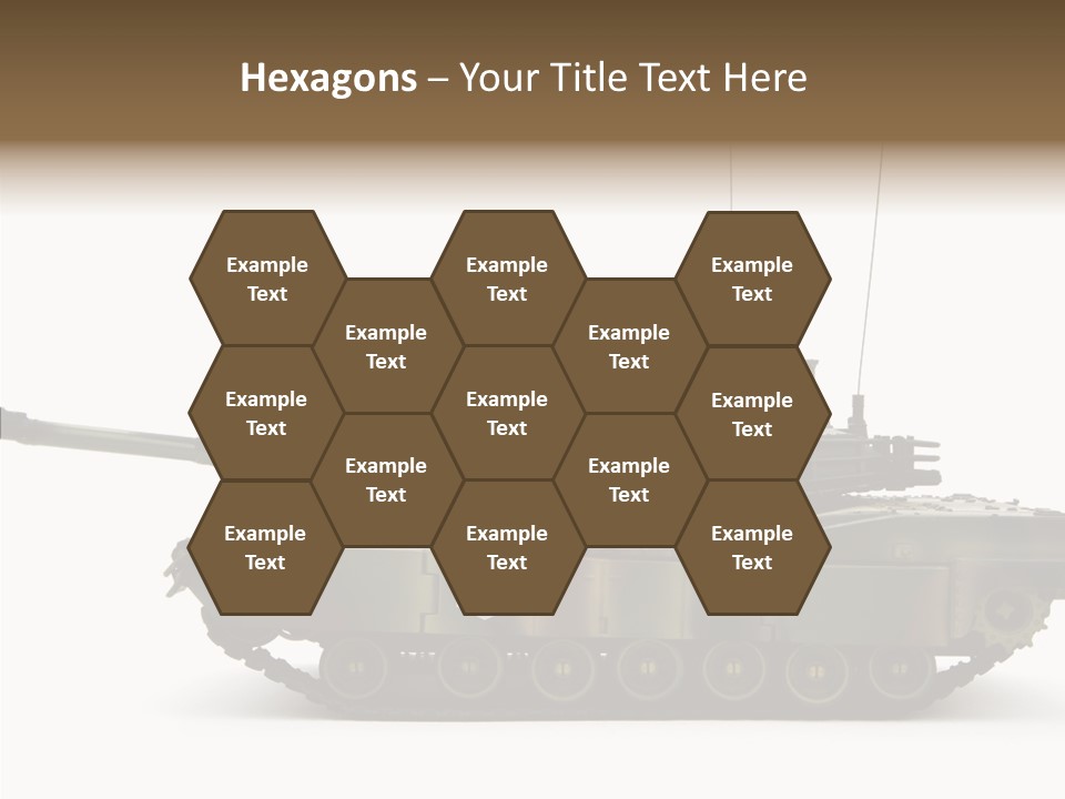 Armored Battle Gun PowerPoint Template
