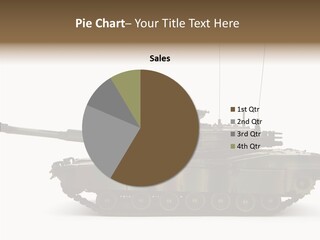 Armored Battle Gun PowerPoint Template