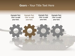 Armored Battle Gun PowerPoint Template