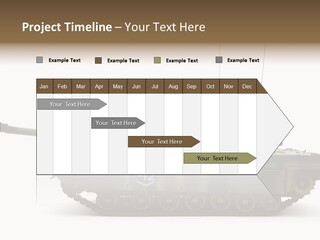 Armored Battle Gun PowerPoint Template