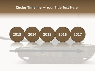 Armored Battle Gun PowerPoint Template