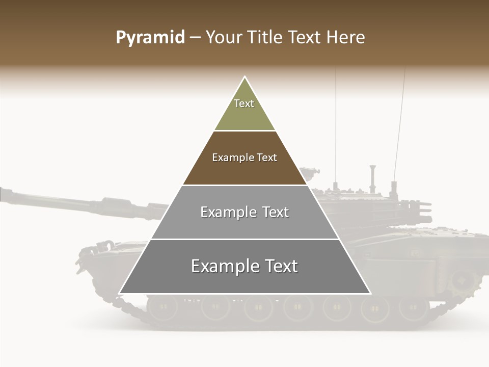 Armored Battle Gun PowerPoint Template