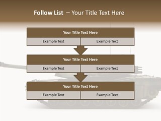Armored Battle Gun PowerPoint Template