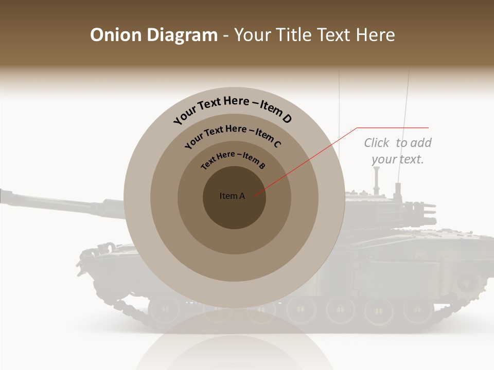 Armored Battle Gun PowerPoint Template