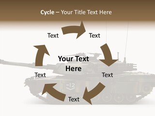 Armored Battle Gun PowerPoint Template