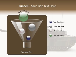 Armored Battle Gun PowerPoint Template