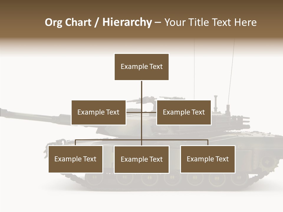 Armored Battle Gun PowerPoint Template