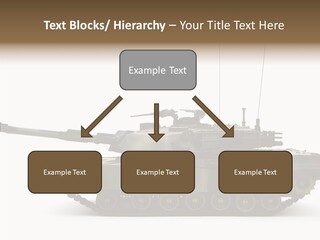 Armored Battle Gun PowerPoint Template