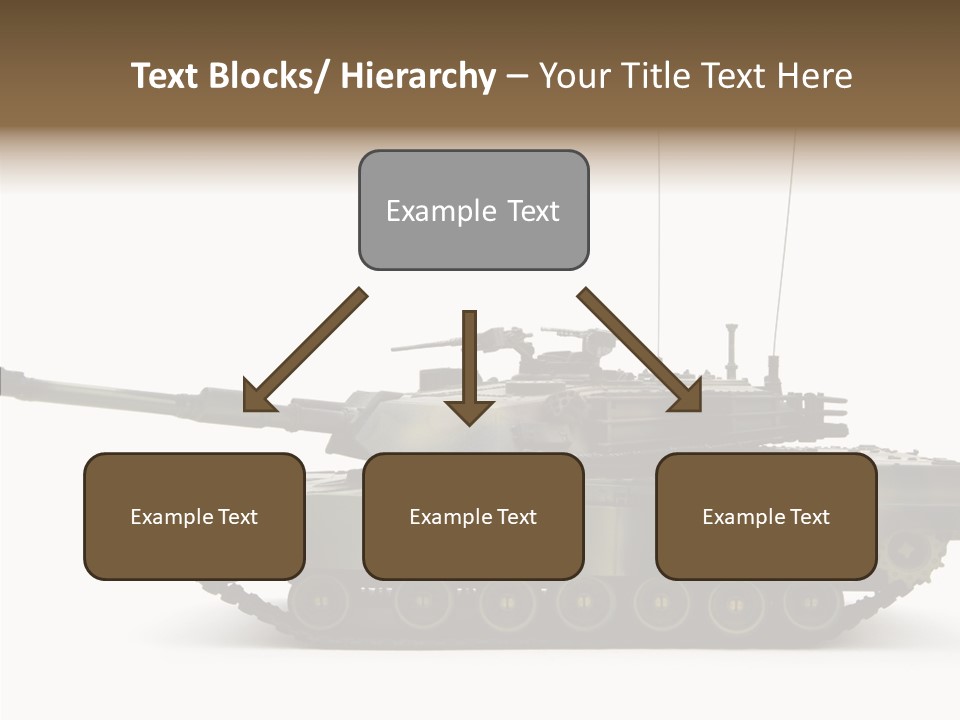 Armored Battle Gun PowerPoint Template