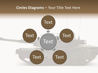 Armored Battle Gun PowerPoint Template