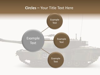 Armored Battle Gun PowerPoint Template