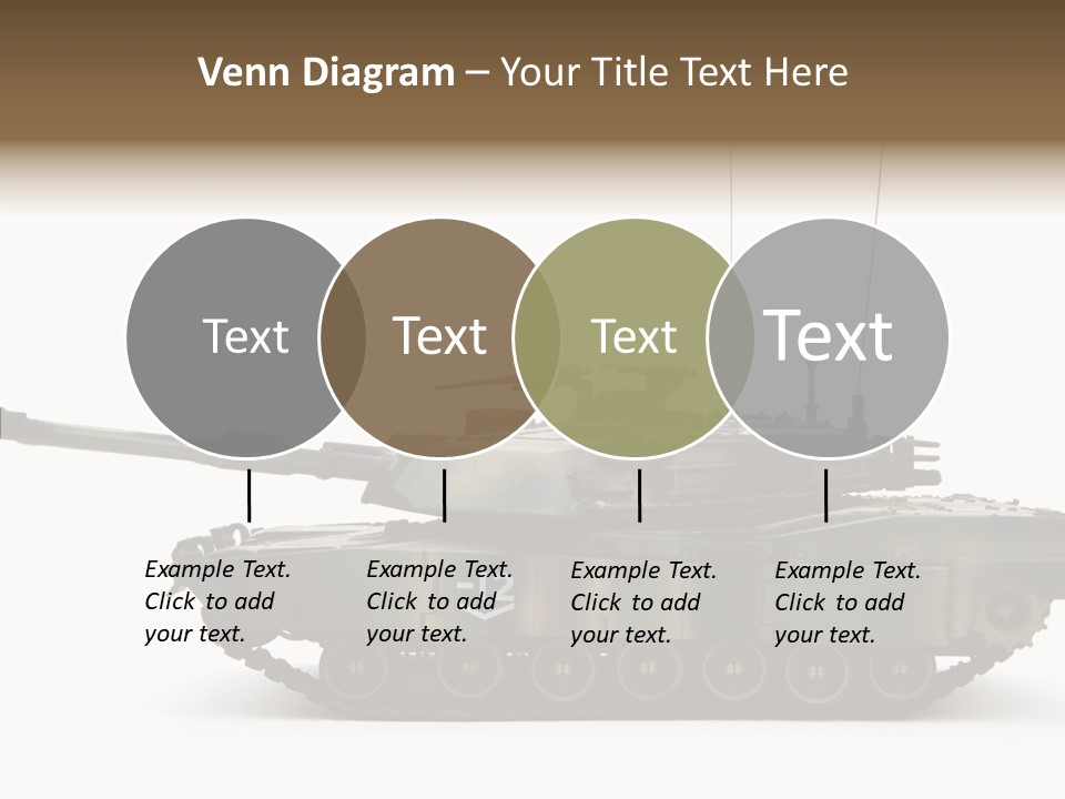 Armored Battle Gun PowerPoint Template
